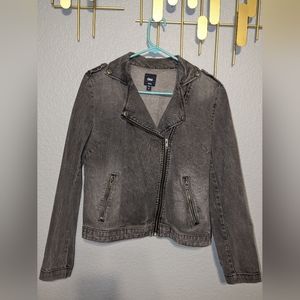GAP Gray Moto Jacket M